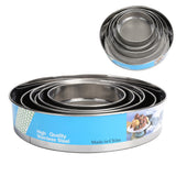 6PCS Stainless Steel Fine Mesh Flour Sieve Set Round Shape Flour Filter Strainer Kitchen Tools