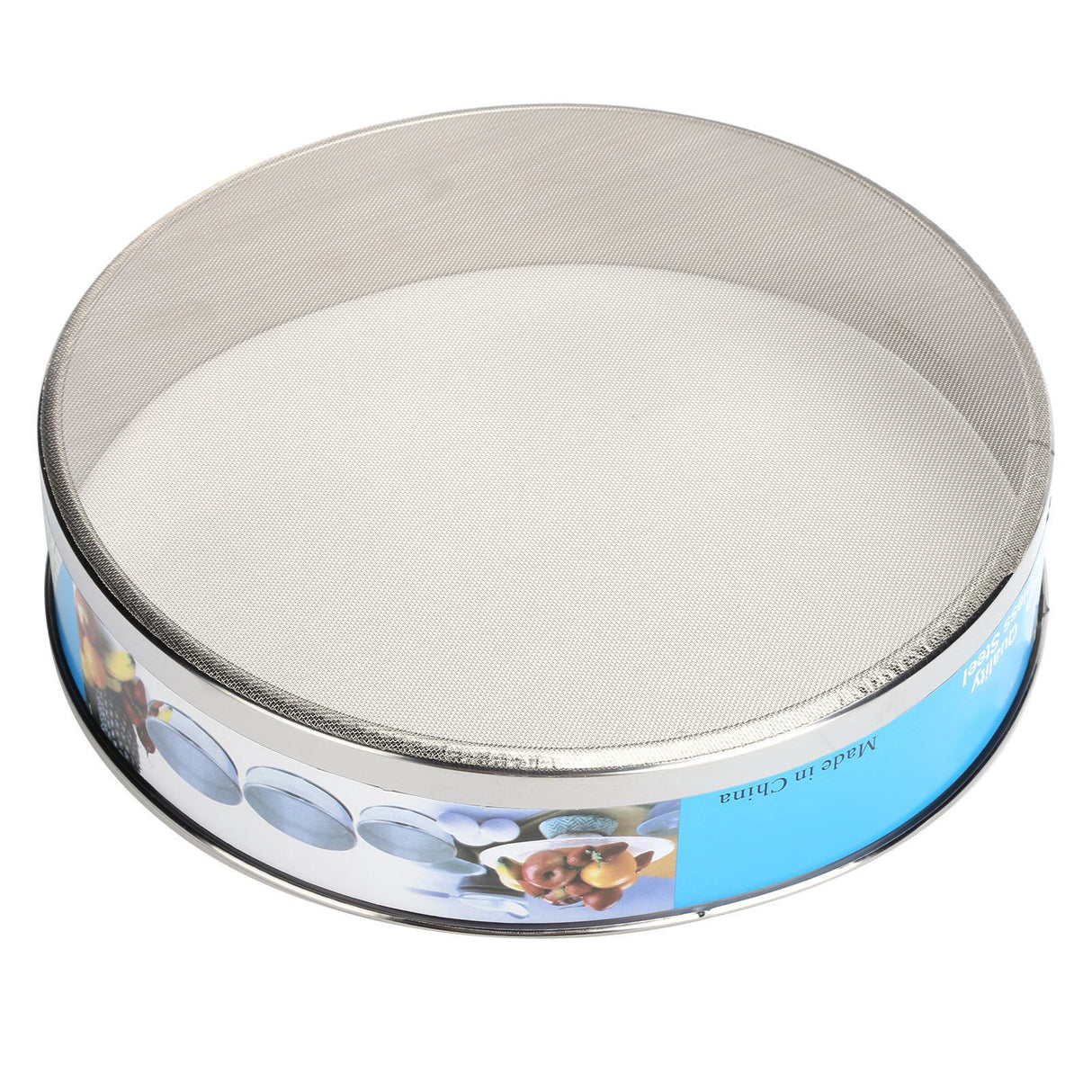 6PCS Stainless Steel Fine Mesh Flour Sieve Set Round Shape Flour Filter Strainer Kitchen Tools