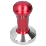 Coffee Tamper Flat Bottom Powder Hand Press Hammer Coffee Making Accessories Kitchen UtensilRed