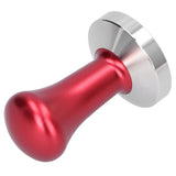 Coffee Tamper Flat Bottom Powder Hand Press Hammer Coffee Making Accessories Kitchen UtensilRed