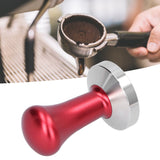 Coffee Tamper Flat Bottom Powder Hand Press Hammer Coffee Making Accessories Kitchen UtensilRed