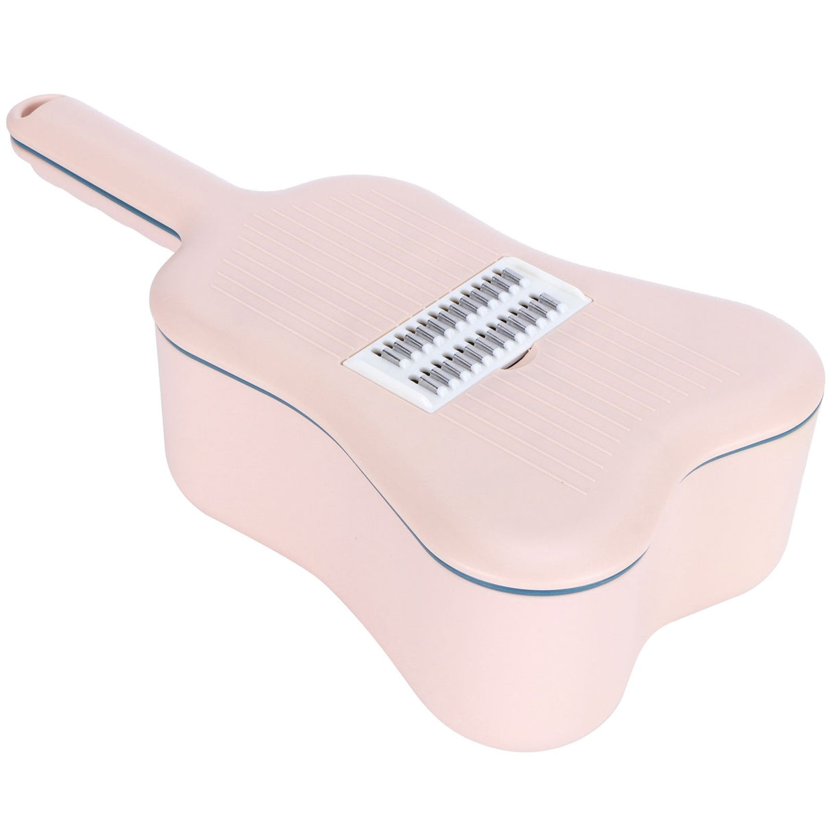 11Pcs/Set Vegetable Cutter Drain Basket Food Shredder Grater Kitchen Cutting UtensilsDusty Pink