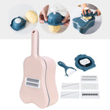 11Pcs/Set Vegetable Cutter Drain Basket Food Shredder Grater Kitchen Cutting UtensilsDusty Pink - Extra Image