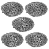 20Pcs Stainless Steel Scrubber Steel Wire Ball Dish Bowl Pot Scouring Brush Kitchen Cleaning Tool