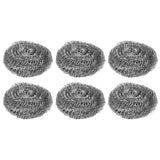 20Pcs Stainless Steel Scrubber Steel Wire Ball Dish Bowl Pot Scouring Brush Kitchen Cleaning Tool
