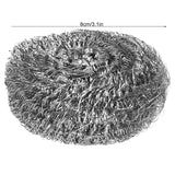 20Pcs Stainless Steel Scrubber Steel Wire Ball Dish Bowl Pot Scouring Brush Kitchen Cleaning Tool - Extra Image