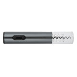 Electric Wine Bottle Opener Automatic Corkscrew W/Foil Cutter Pourer Vacuum StopperSilver Gray