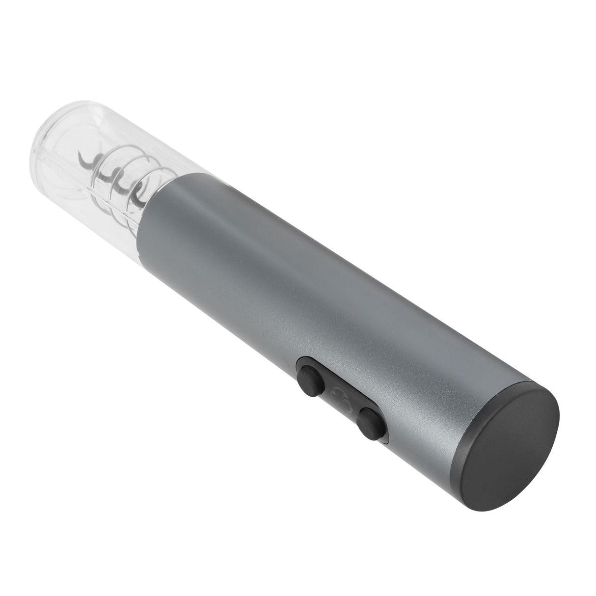 Electric Wine Bottle Opener Automatic Corkscrew W/Foil Cutter Pourer Vacuum StopperSilver Gray