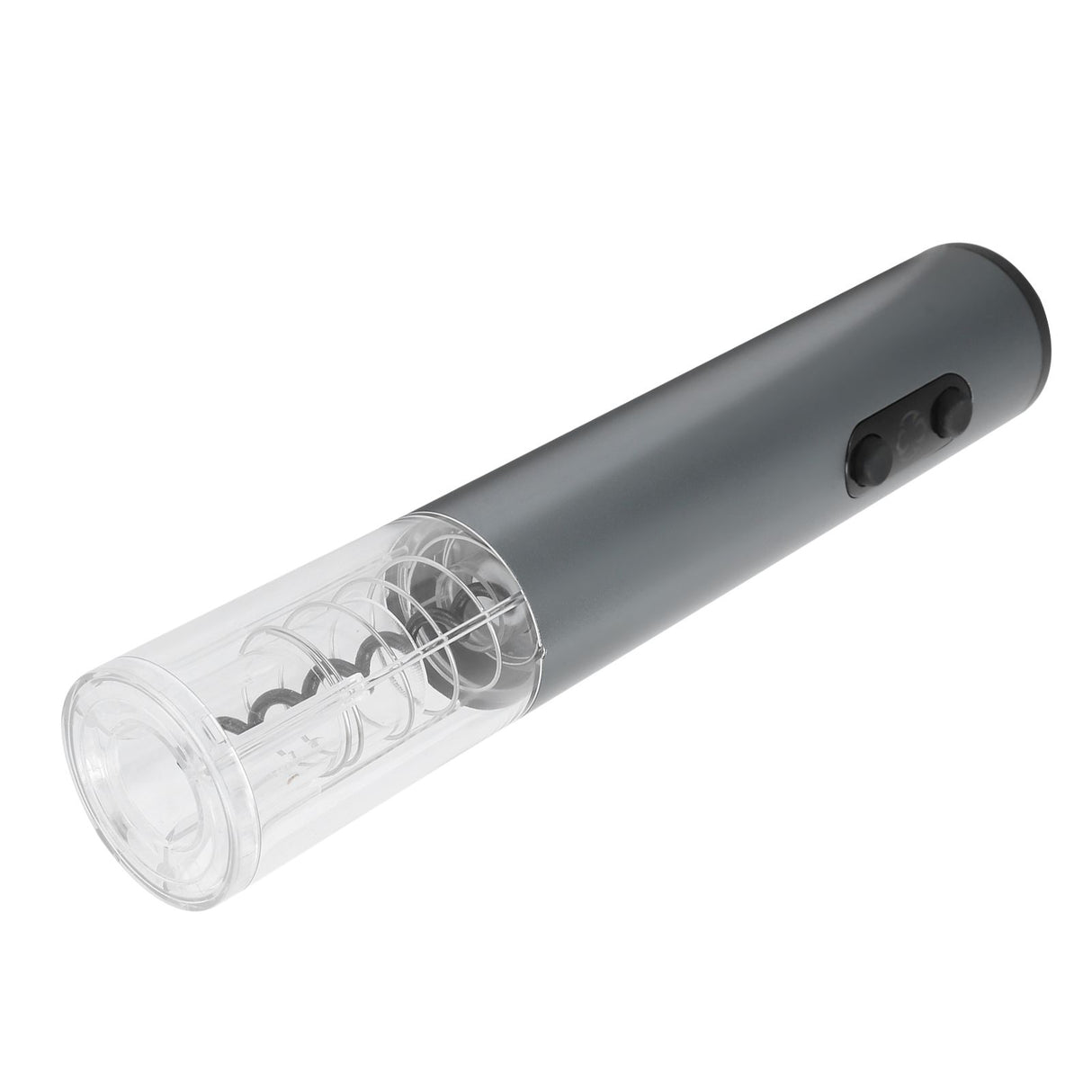 Electric Wine Bottle Opener Automatic Corkscrew W/Foil Cutter Pourer Vacuum StopperSilver Gray