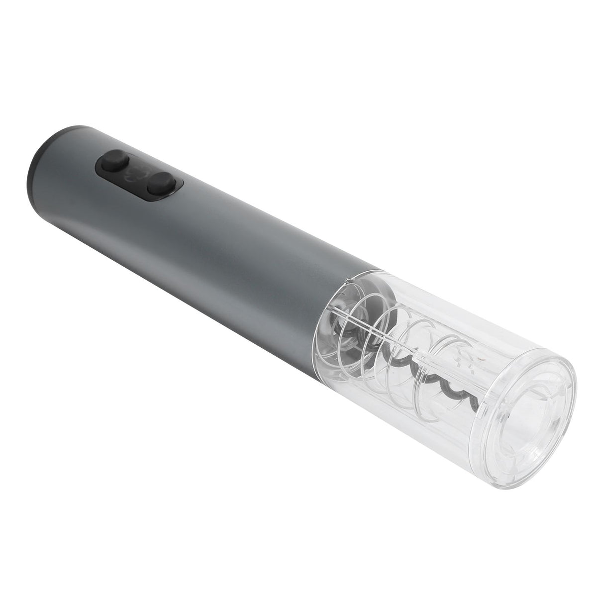Electric Wine Bottle Opener Automatic Corkscrew W/Foil Cutter Pourer Vacuum StopperSilver Gray