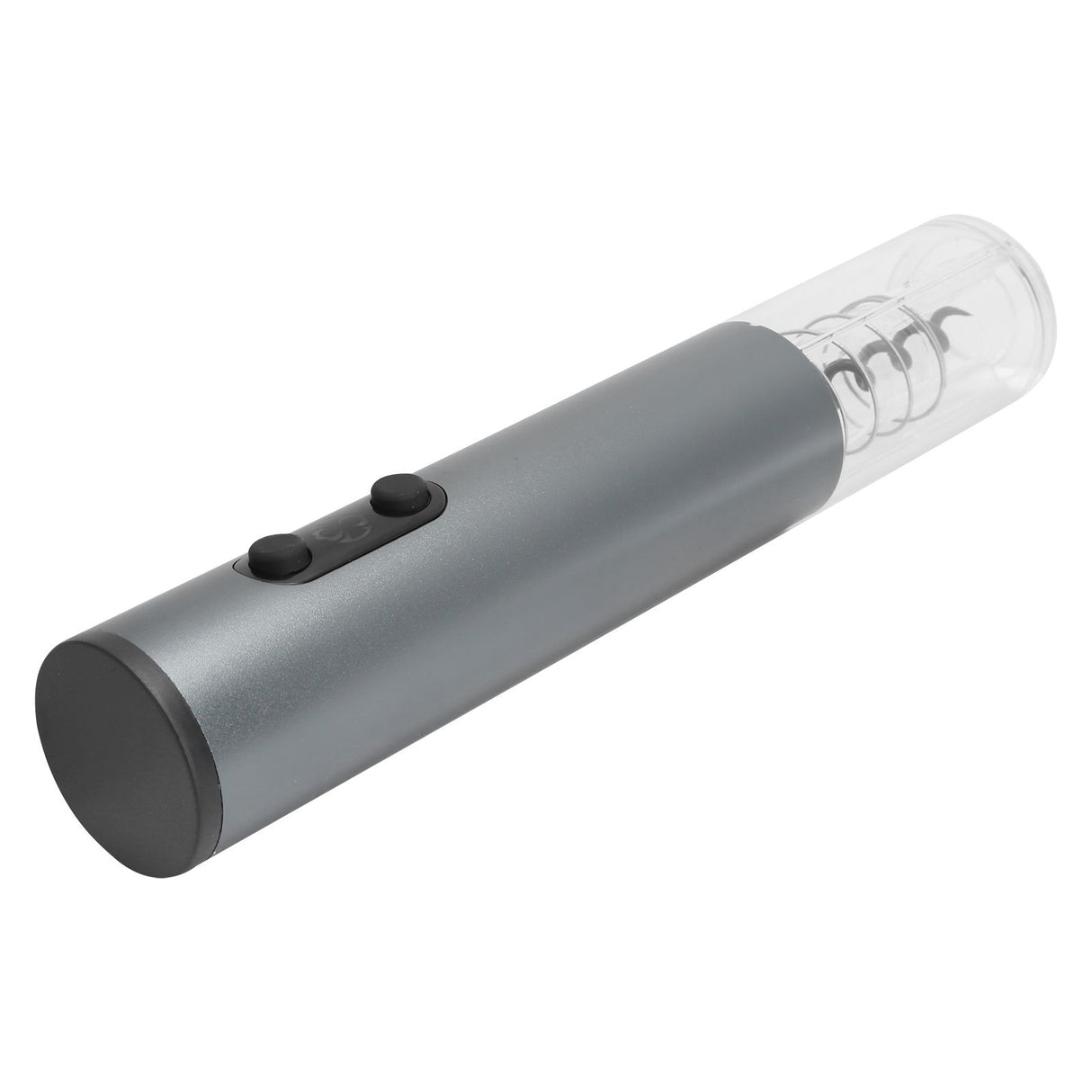 Electric Wine Bottle Opener Automatic Corkscrew W/Foil Cutter Pourer Vacuum StopperSilver Gray