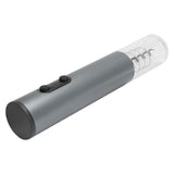 Electric Wine Bottle Opener Automatic Corkscrew W/Foil Cutter Pourer Vacuum StopperSilver Gray
