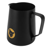 600ml Coffee Cup Mug Multi Purpose 304 Stainless Steel Milk Frothing Pitcher Black