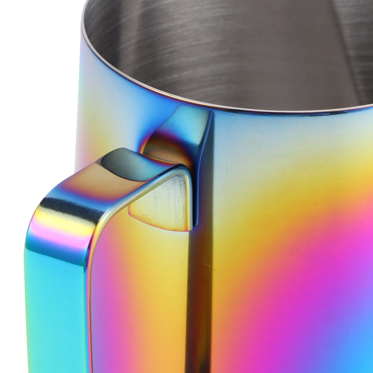 350ml Coffee Pitcher Latte Art Making Cup Colorful Milk Frothing Pitcher with Scale
