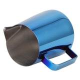 Coffee Art Pitcher Latte Milk Frothing Cup Pitcher Coffee Making Tool Supplies without Scale350ml Blue