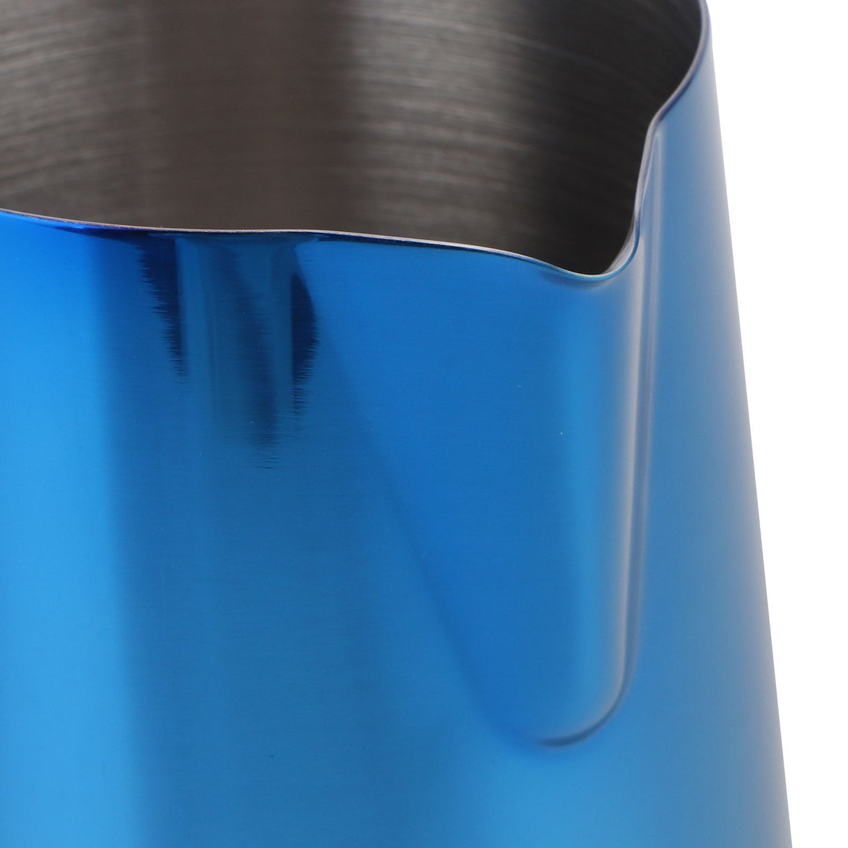 Coffee Art Pitcher Latte Milk Frothing Cup Pitcher Coffee Making Tool Supplies without Scale350ml Blue