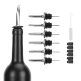 Wine Pourer Bottle Dispenser Spout Cone Nozzle W/Silicone Dust Cap 304 Stainless Steel - Extra Image