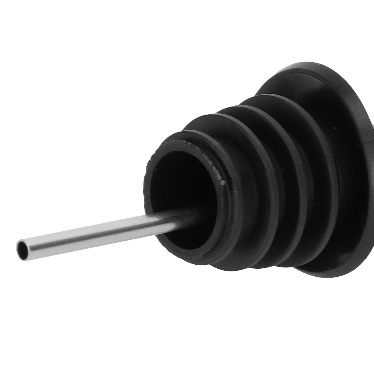 Wine Pourer Bottle Dispenser Spout Cone Nozzle W/Silicone Dust Cap 304 Stainless Steel