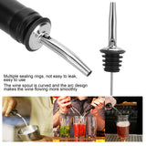 Wine Pourer Bottle Dispenser Spout Cone Nozzle W/Silicone Dust Cap 304 Stainless Steel