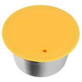 Coffee Capsule Stainless Steel Reusable Refillable Filter Cup for Dolce Gusto Coffee MakerYellow - Front View