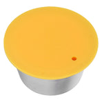Coffee Capsule Stainless Steel Reusable Refillable Filter Cup for Dolce Gusto Coffee MakerYellow