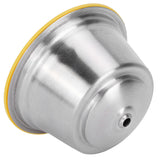 Coffee Capsule Stainless Steel Reusable Refillable Filter Cup for Dolce Gusto Coffee MakerYellow - Close-Up Angle