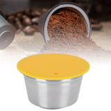 Coffee Capsule Stainless Steel Reusable Refillable Filter Cup for Dolce Gusto Coffee MakerYellow - Extra Image