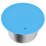 Coffee Capsule Stainless Steel Reusable Refillable Filter Cup for Dolce Gusto Coffee MakerBlue