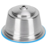 Coffee Capsule Stainless Steel Reusable Refillable Filter Cup for Dolce Gusto Coffee MakerBlue - Close-Up Angle
