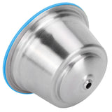 Coffee Capsule Stainless Steel Reusable Refillable Filter Cup for Dolce Gusto Coffee MakerBlue - Low Angle