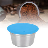 Coffee Capsule Stainless Steel Reusable Refillable Filter Cup for Dolce Gusto Coffee MakerBlue - Extra Image
