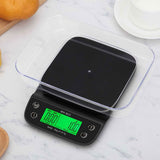 Coffee Kitchen Scale with Timer Food Baking 3KG Maximum Load LED Display Electronic Timing