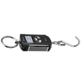 Portable Electronic Hanging Scale Digital LCD Backlit Display kg/lb/JIN 200KG W/HookSilver Frame