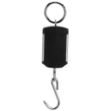 Portable Electronic Hanging Scale Digital LCD Backlit Display kg/lb/JIN 200KG W/HookSilver Frame