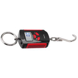Portable Electronic Hanging Scale Digital LCD Backlit Display kg/lb/JIN 200KG W/HookRed Frame
