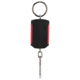 Portable Electronic Hanging Scale Digital LCD Backlit Display kg/lb/JIN 200KG W/HookRed Frame