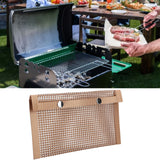 Non‑Stick Barbecue Baking Grilling PTFE Bag Heat‑Resistant Reusable Mesh for Picnic