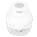 100ml USB Vegetable Cutter Mini Garlic Crusher Chopper Electric Garlic Masher Cooking AccessoryWhite