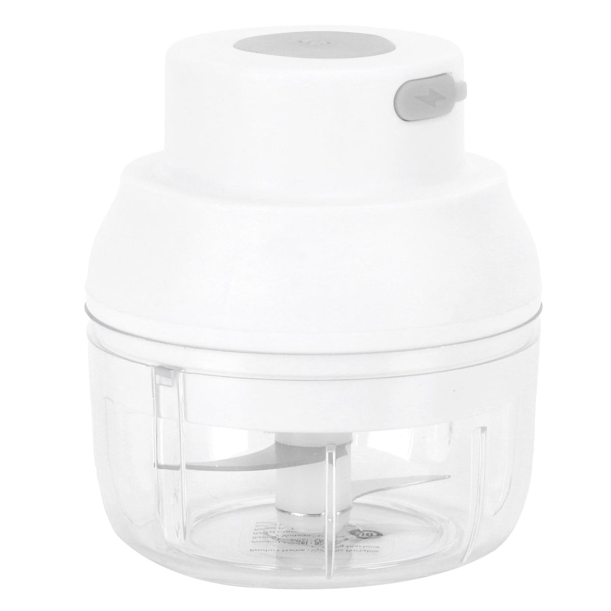 100ml USB Vegetable Cutter Mini Garlic Crusher Chopper Electric Garlic Masher Cooking AccessoryWhite