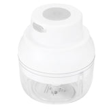 100ml USB Vegetable Cutter Mini Garlic Crusher Chopper Electric Garlic Masher Cooking AccessoryWhite
