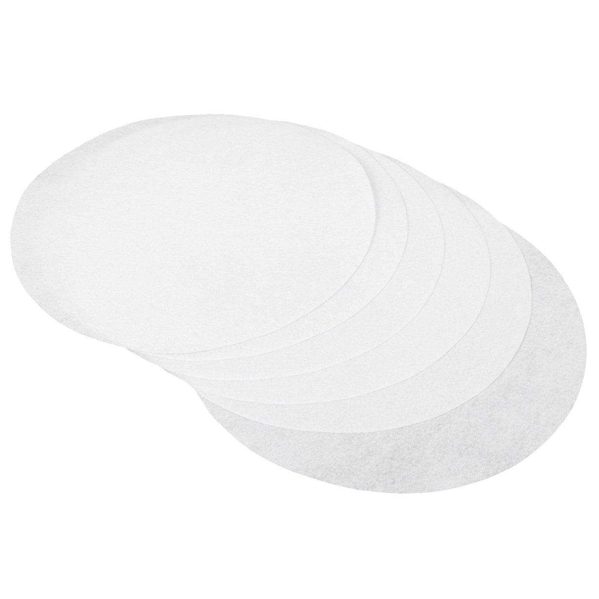 Felt Dish Protection Pad AntiFriction Storage Separator Insulation Mat Food Plate Porcelain Divider(White 24PCS)