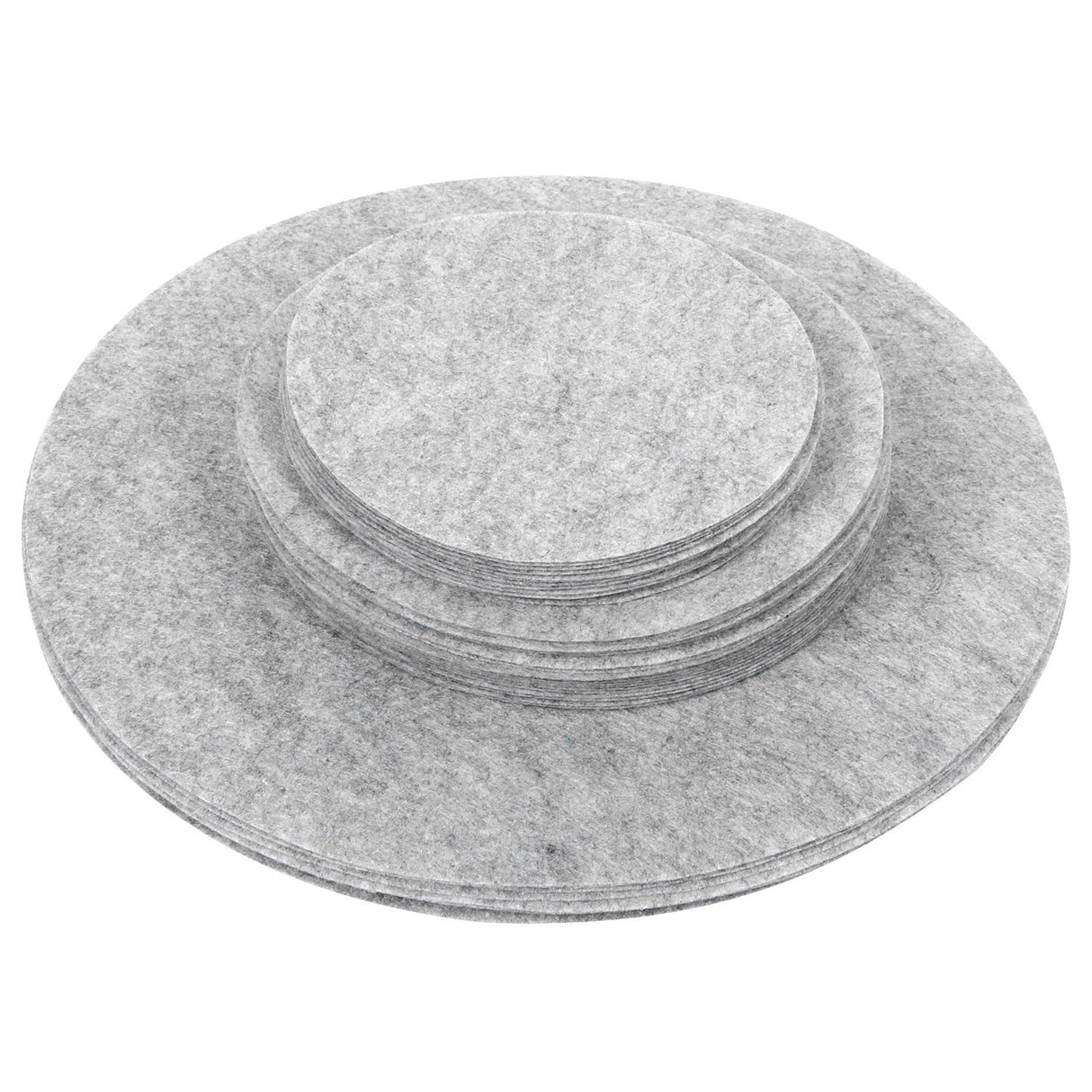 Soft Felt Plate Dividers Pan Separator Pads Cookware Bakeware Dish Pot Stacking ProtectorsGray 48PCS