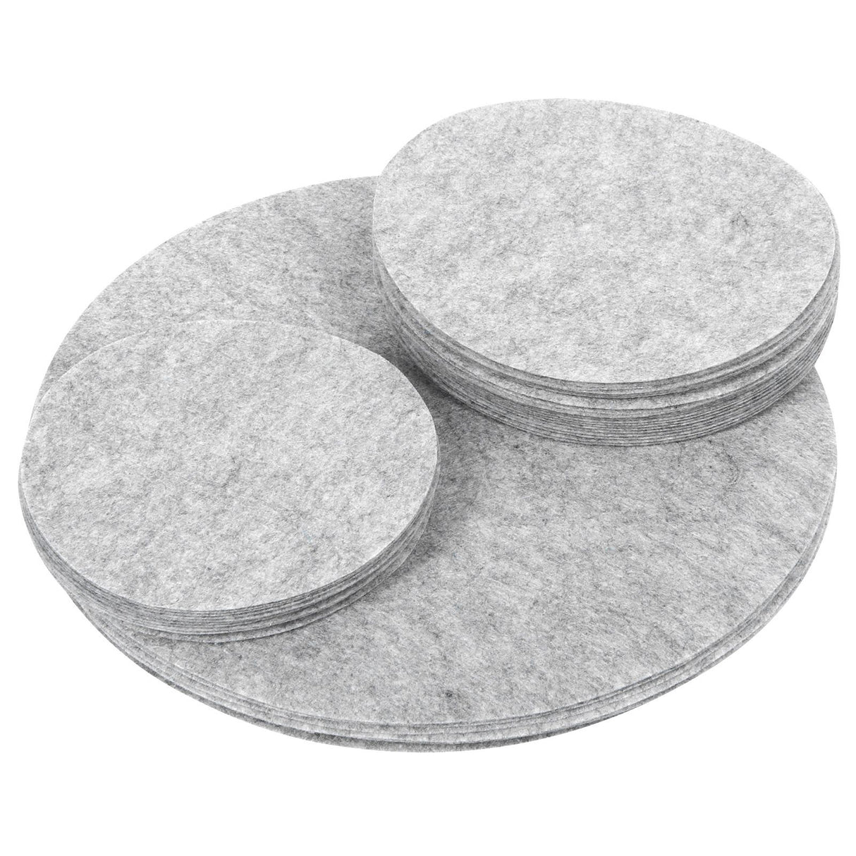 Soft Felt Plate Dividers Pan Separator Pads Cookware Bakeware Dish Pot Stacking ProtectorsGray 48PCS