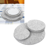 Soft Felt Plate Dividers Pan Separator Pads Cookware Bakeware Dish Pot Stacking ProtectorsGray 48PCS - Extra Image