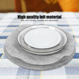 Soft Felt Plate Dividers Pan Separator Pads Cookware Bakeware Dish Pot Stacking ProtectorsGray 48PCS