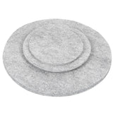 Soft Felt Plate Dividers Pan Separator Pads Cookware Bakeware Dish Pot Stacking ProtectorsGray 24PCS