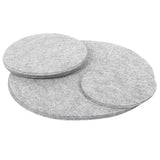 Soft Felt Plate Dividers Pan Separator Pads Cookware Bakeware Dish Pot Stacking ProtectorsGray 24PCS