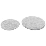 Soft Felt Plate Dividers Pan Separator Pads Cookware Bakeware Dish Pot Stacking ProtectorsGray 24PCS