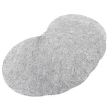 Soft Felt Plate Dividers Pan Separator Pads Cookware Bakeware Dish Pot Stacking ProtectorsGray 24PCS - Close-Up Angle