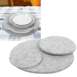 Soft Felt Plate Dividers Pan Separator Pads Cookware Bakeware Dish Pot Stacking ProtectorsGray 24PCS